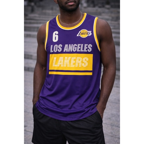 Unk Other - LOS ANGELES LAKERS Lebron 6 James Summer Tank Top jersey men's XXL NBA
